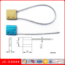 Jc-CS008 Serrure de câble en acier de sécurité de câble et câble de sécurité